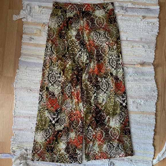 N Touch Pull On Wide Leg Stretch Palazzo Pants Size Medium - Picture 5 of 5